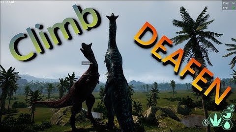 How to Climb a Rock as Carno and Deafen NW! | The Isle Evrima Update 6.5 on Unreal Engine 5.1