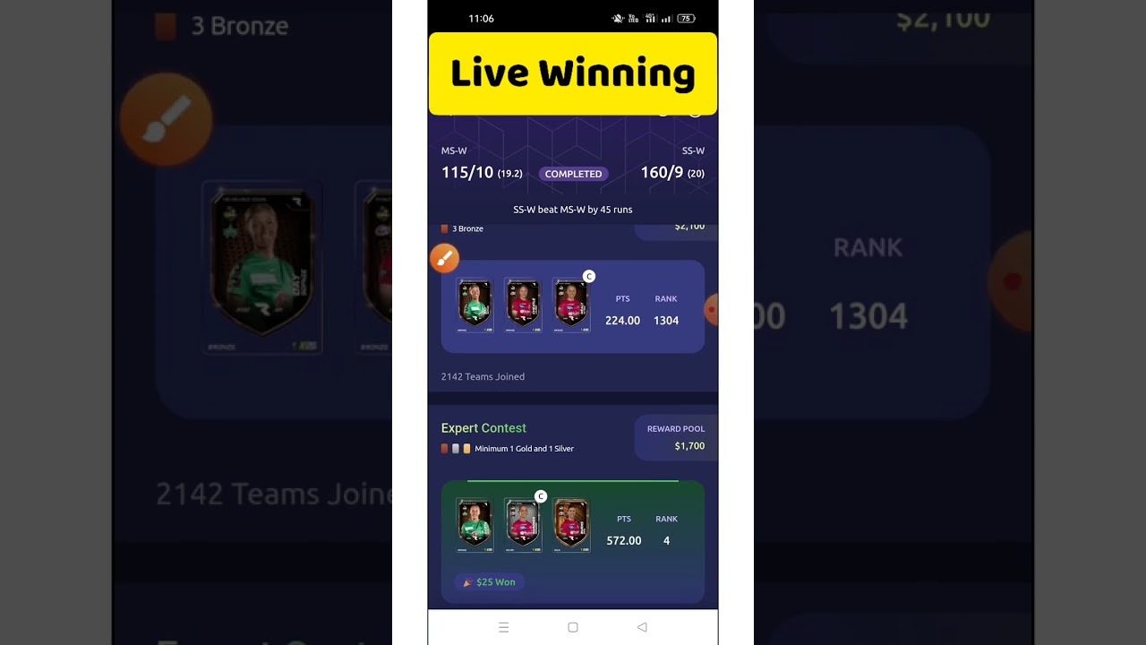 Rario D3 Club My Daily Winning Proof | Play Free And Win Unlimited Money | Buy Free Packs | WBBL T20