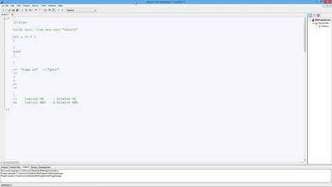 Embedded Programming: Conditionals