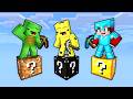 JJ and Mikey: LUCKY BLOCK BATTLE in Minecraft!