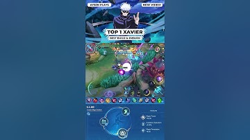 Xavier One Shot Combo And Build 😱 #mobilelegends #xavierml #shorts