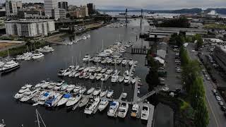 Taking flight over Tacoma’s Thea Foss Waterway