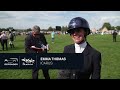 Emma Thomas stays in the moment with Icarus on last day at Burghley