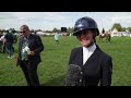 Emma Thomas stays in the moment with Icarus on last day at Burghley