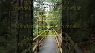 Keutamaan Sholat Qobliyah Subuh