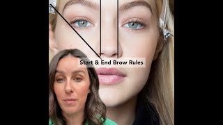 Where Your Brows Should Start and End — The Brow Shaping Rule Everyone Should Know #brows #brows