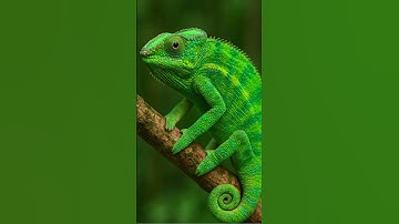 🦎🎨 Chameleon: The Master of Disguise! 🌿👀 #wildlife #animals #nature