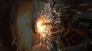 a machine starts tapping