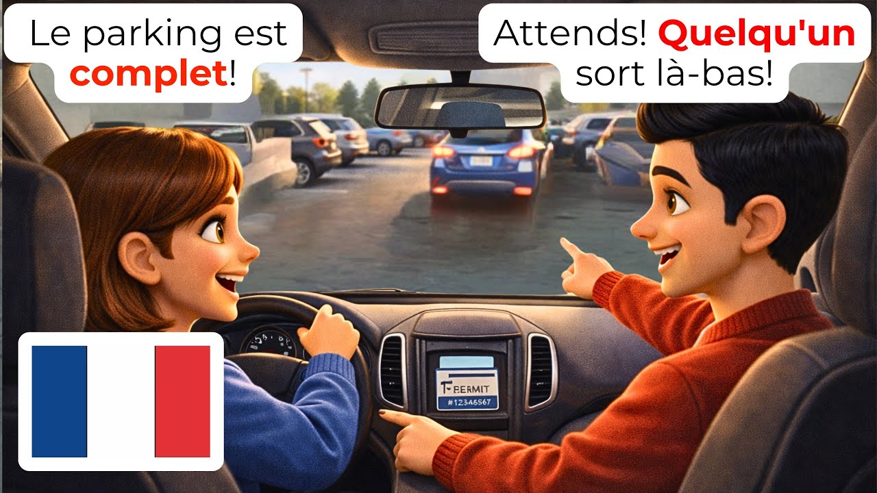 🇫🇷 Выучите французский за 20 минут: 50+ фраз для парковки, которые вам нужны | A1-A2
