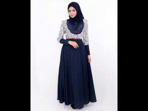  Model  Baju  Long  Dress  Muslim Terbaru Modis dan Modern 