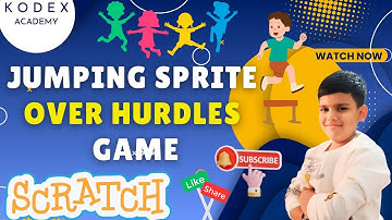 How to make an Epic Jumping Sprite Over Hurdles Game in Scratch by Omaansh Aggarwal – Kodex Academy