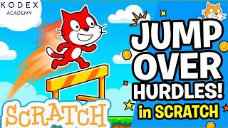 Scratch Jumping game tutorial - Cross the Hurdles! | Scratch for Beginners