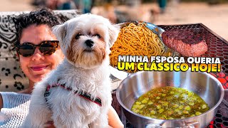 CHURRASCO pós PRAIA p/ 2 PESSOAS | Date em casal e almoço caseiro 
