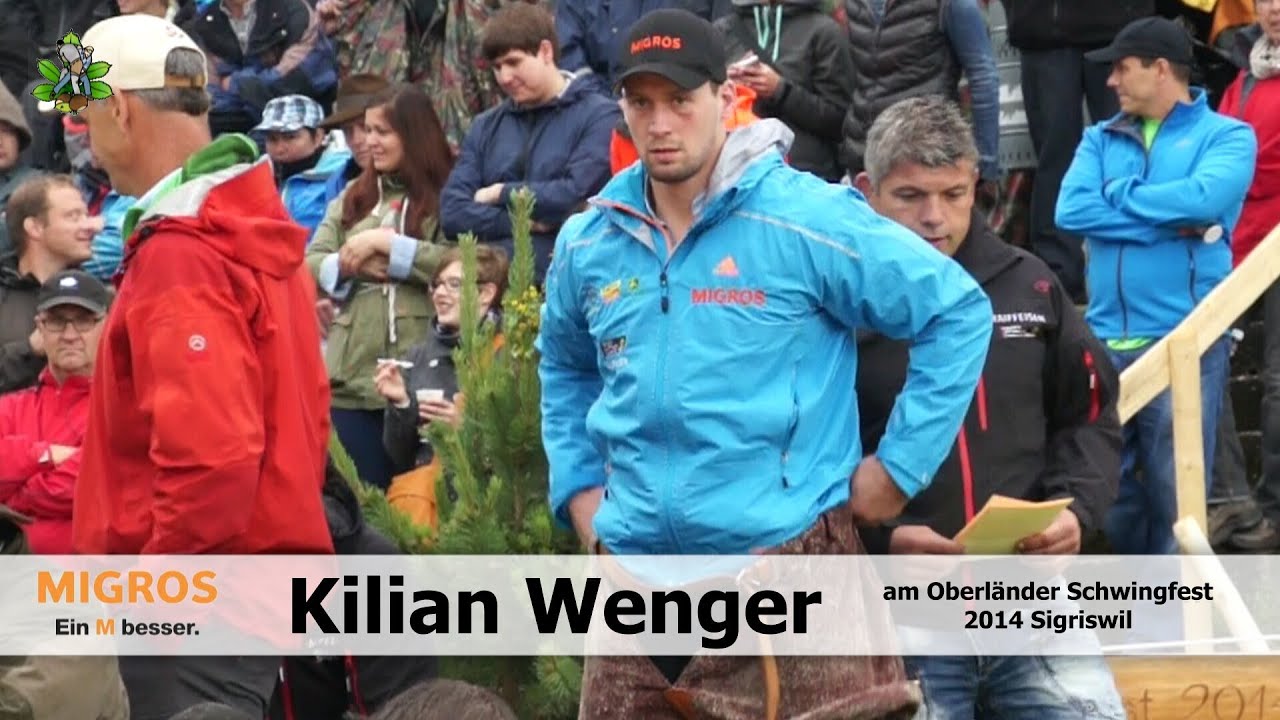 Wenger Kilian am Oberländer Schwingfest 2014 Sigriswil