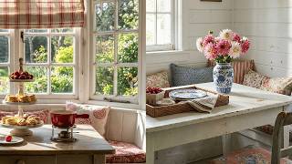 English Cottage Breakfast Nook Ideas: A Nostalgic Spring Morning Reveal
