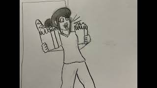 “The Face Upstairs” Charcoal Animatic