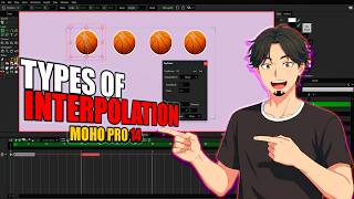 Types of INTERPOLATION in MOHO PRO #animation #animation2d #mohopro
