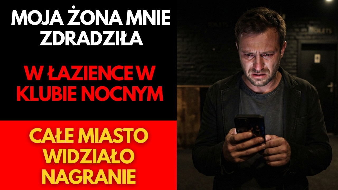 Nazywam się Marek. Stałem przed toaletą w klubie nocnym i usłyszałem, jak moja żona, Anna, mówi: „Marek nie może się dowiedzieć”. Potem pociągnęła za sobą faceta, którego nigdy wcześniej nie...