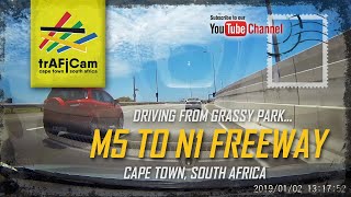 Driving from Grassy Park M5 to N1 Freeway | Cape Town | 2019/01/02 | 13:06:25 015A