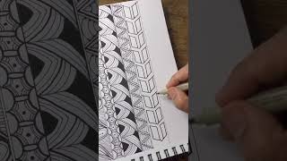 Zentangle Border 11 #zentangle_pattern #zentangle #art