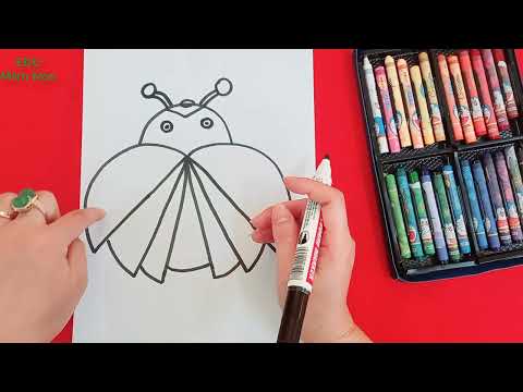Video Dạy bé vẽ con bọ rùa siêu xinh siêu dễ | Drawing... - youtube