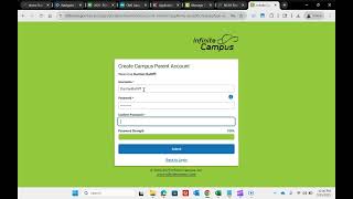 Parent Infinite Campus Registration