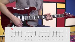 Funk Guitar Basic Rhythms 01