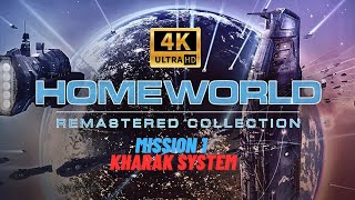 Homeworld Remastered (Walkthrough GamePlay) MIssion 01: Kharak System 4K UHD 60FPS
