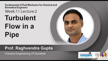 Lec 38 : Turbulent Flow in a Pipe
