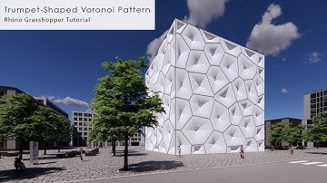 Trumpet-Shaped Voronoi Pattern Rhino Grasshopper Tutorial