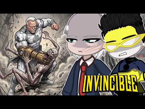 Invincible Characters React To CONQUEST vs SCP 096 SHY GUY ( XCRISX Gamer ) | INVINCIBLE | Gacha |