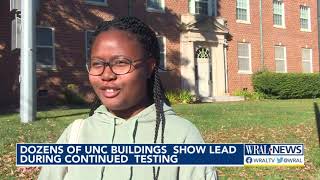 Dozens of UNC buildings show lead in drinking water