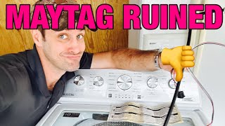 How not to fix a Maytag washer lid lock | Don’t bypass a lock switch it’s just not worth it