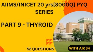 AIIMS / INICET 8000 PYQ SERIES PART 9 - THYROID (SURGERY)