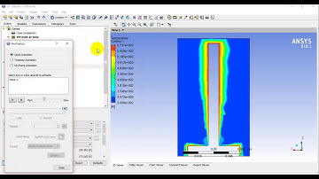 heat transfer over the plate in CFD