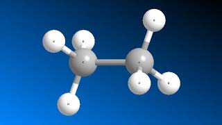 3D structure of ethane