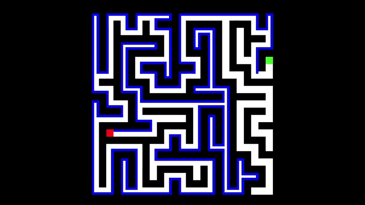 Random Mazes Simulation Demo