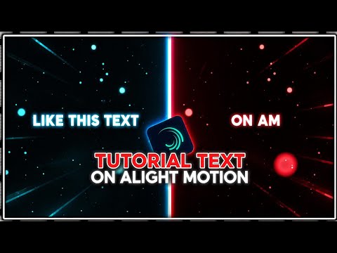 Text Animation Tutorial In Alight Motion #tutorial