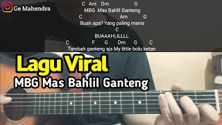 Kunci Gitar MBG Mas Bahlil Ganteng | Lagu Viral Tiktok