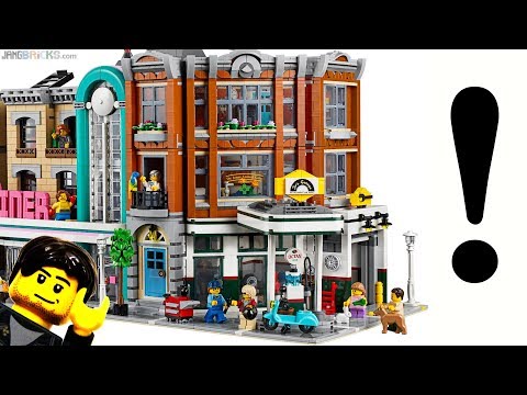 Walkthrough & thoughts: LEGO Corner Garage modular reveal!