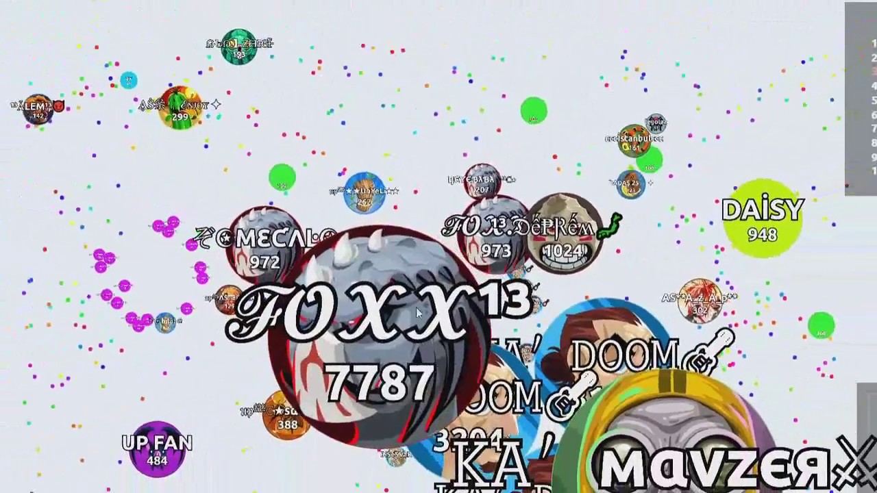 FOXX AGARİO TEAM GAME PLAY  FFA/EXPERİMENTAL