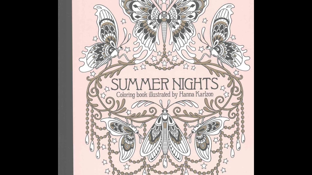 Summer Nights Coloring Book - flip through Summer Nights Coloring Book - flip through