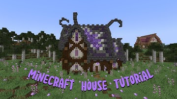 Tutorial | How to Build a Whimsical Amethyst House in Minecraft