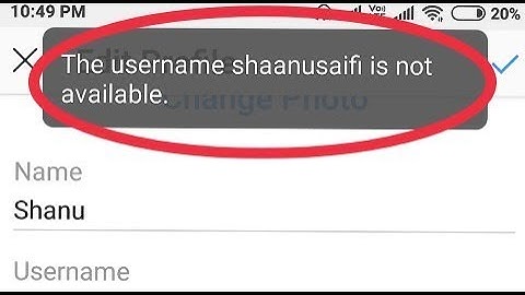 Instagram The Username Is Not Available Problem Solve
