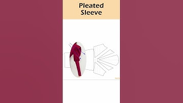 How to draft 4-Pleats on the Sleeve Cap_Pleated Sleeve [Pattern Making Tutorial]_#short