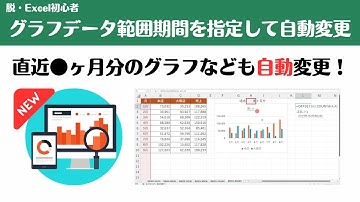 【Excel】VBA不要！グラフのデータ範囲を「直近●ヶ月」と指定して自動変更する方法
