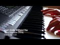 Can&#39;t Smile Without You - Yamaha PSR-S775 cover