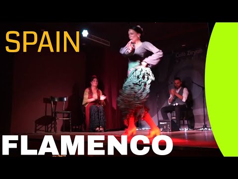 Super Sexy Traditional Spanish Flamenco Dancing  in Madrid Spain