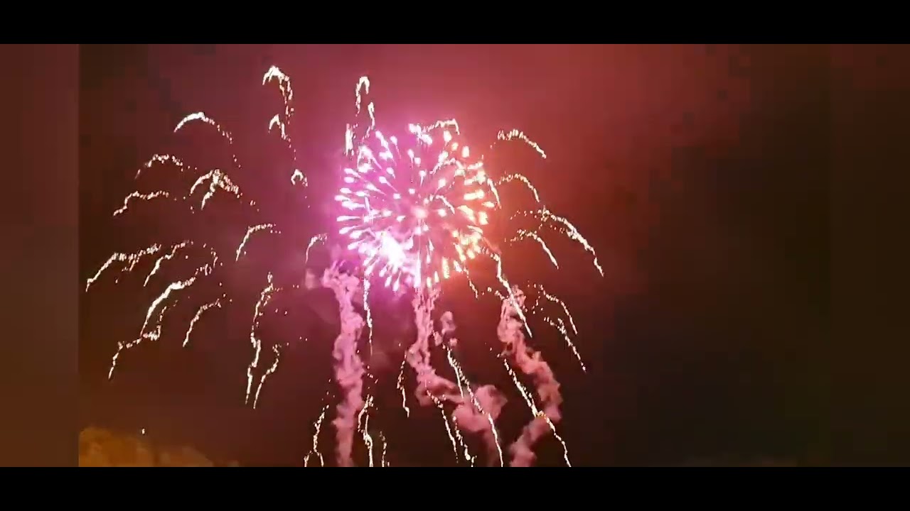 Fireworks at Tyler Hill, Canterbury, Kent UK YouTube