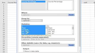 Population vs Sample Standard Deviation in StatCrunch